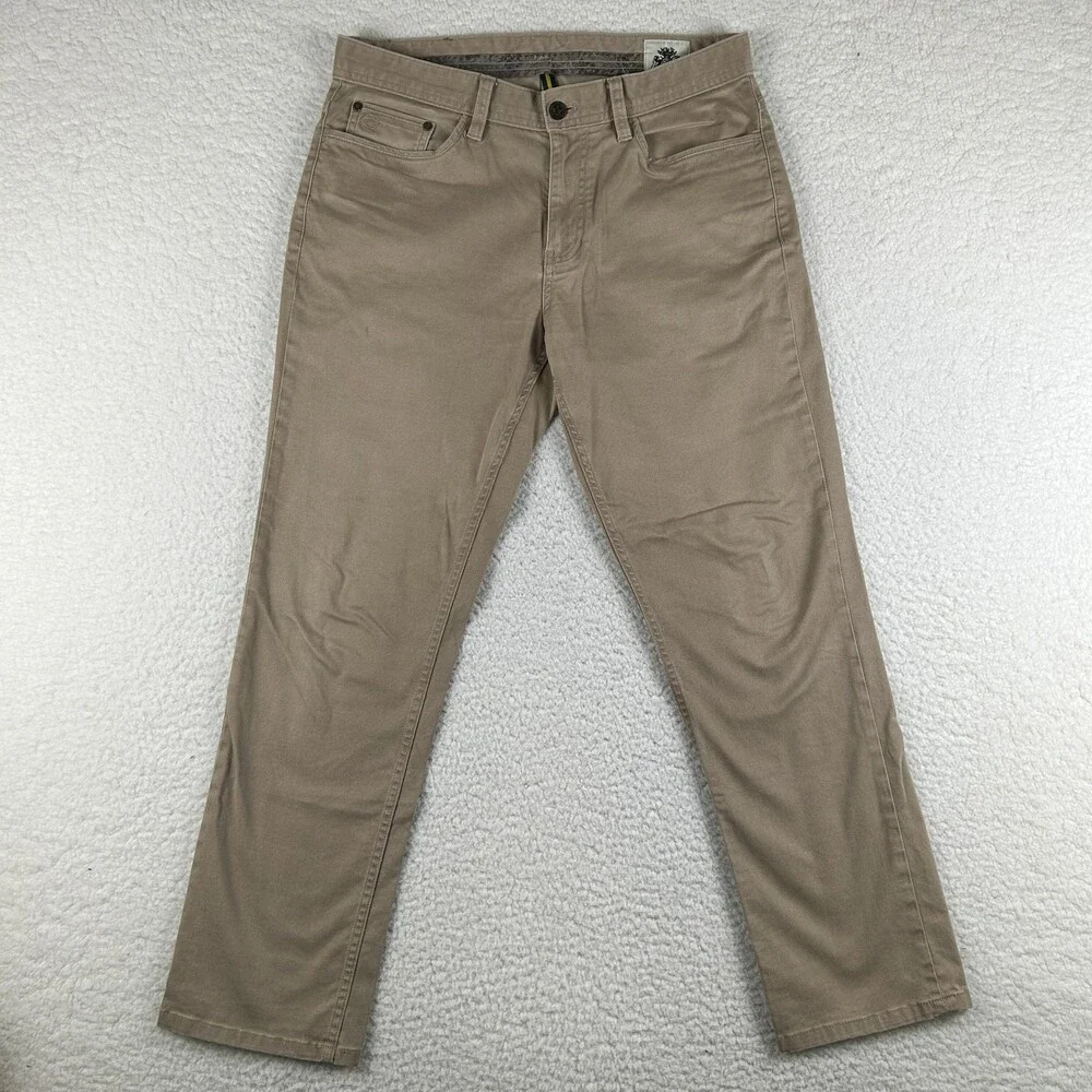 English Laundry Jeans Mens 32x29 Beige Slim Straight Stretch Denim Zip Fly